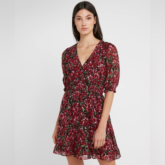 The Kooples floral printed mini dress - Picture 2 of 8